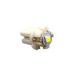 Led bulb 1 smd 3030 super bright, socket T5 B8.3D, white color, for dashboard and center console
